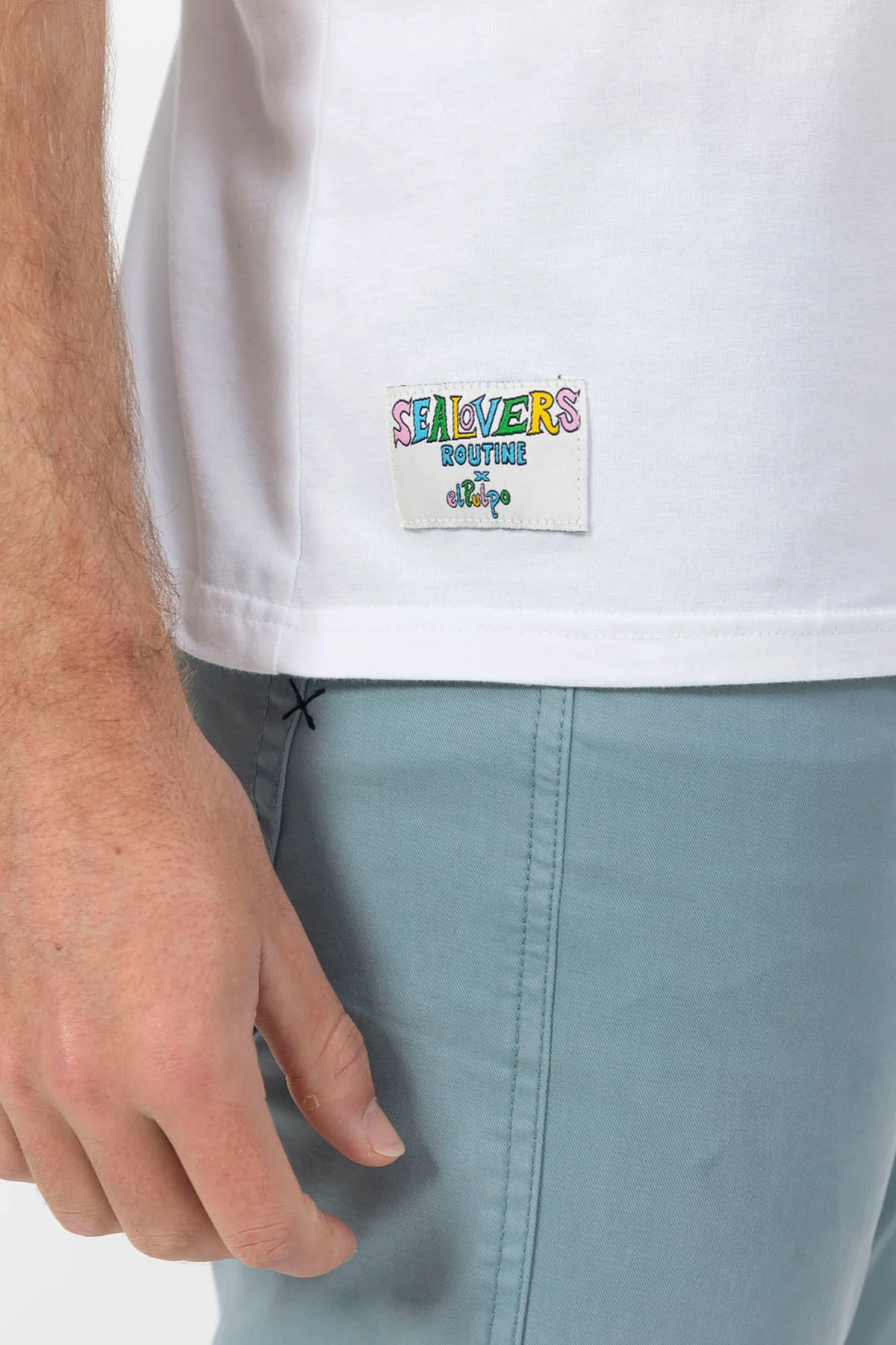 CAMISETA ESTAMPADO DAILY ROUTINE BLANCO PURO - Imagen 6