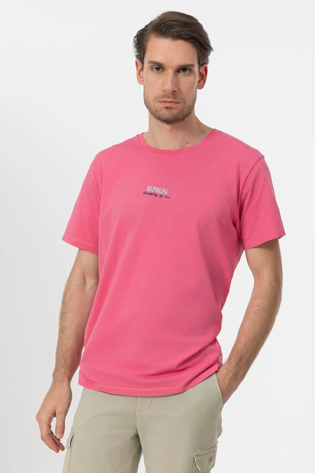 CAMISETA ESTAMPADO SALTY WAVES ROSA CHICLE - Imagen 5