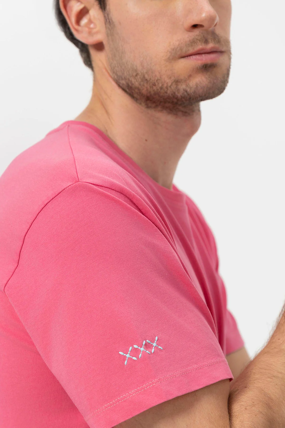 CAMISETA ESTAMPADO SALTY WAVES ROSA CHICLE - Imagen 7