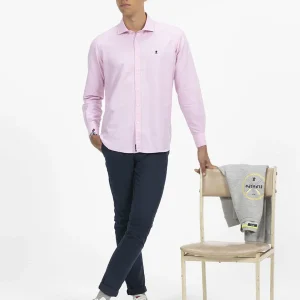 CAMISA BÁSICA OXFORD ROSA
