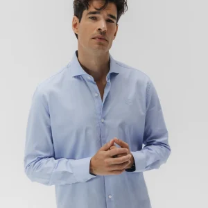 CAMISA VESTIR OXFORD ROYAL AZUL CELESTE