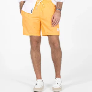 BAÑADOR LAVADO ESTAMPADO NEW ALL OVER NARANJA DELAVÉ