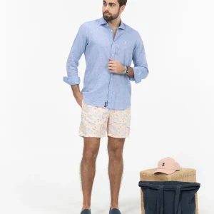 BAÑADOR ESTAMPADO CAMPER ROSA BEBÉ