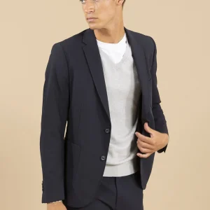 AMERICANA ULTRALIGERA BOLSILLOS PARCHE AZUL MARINO