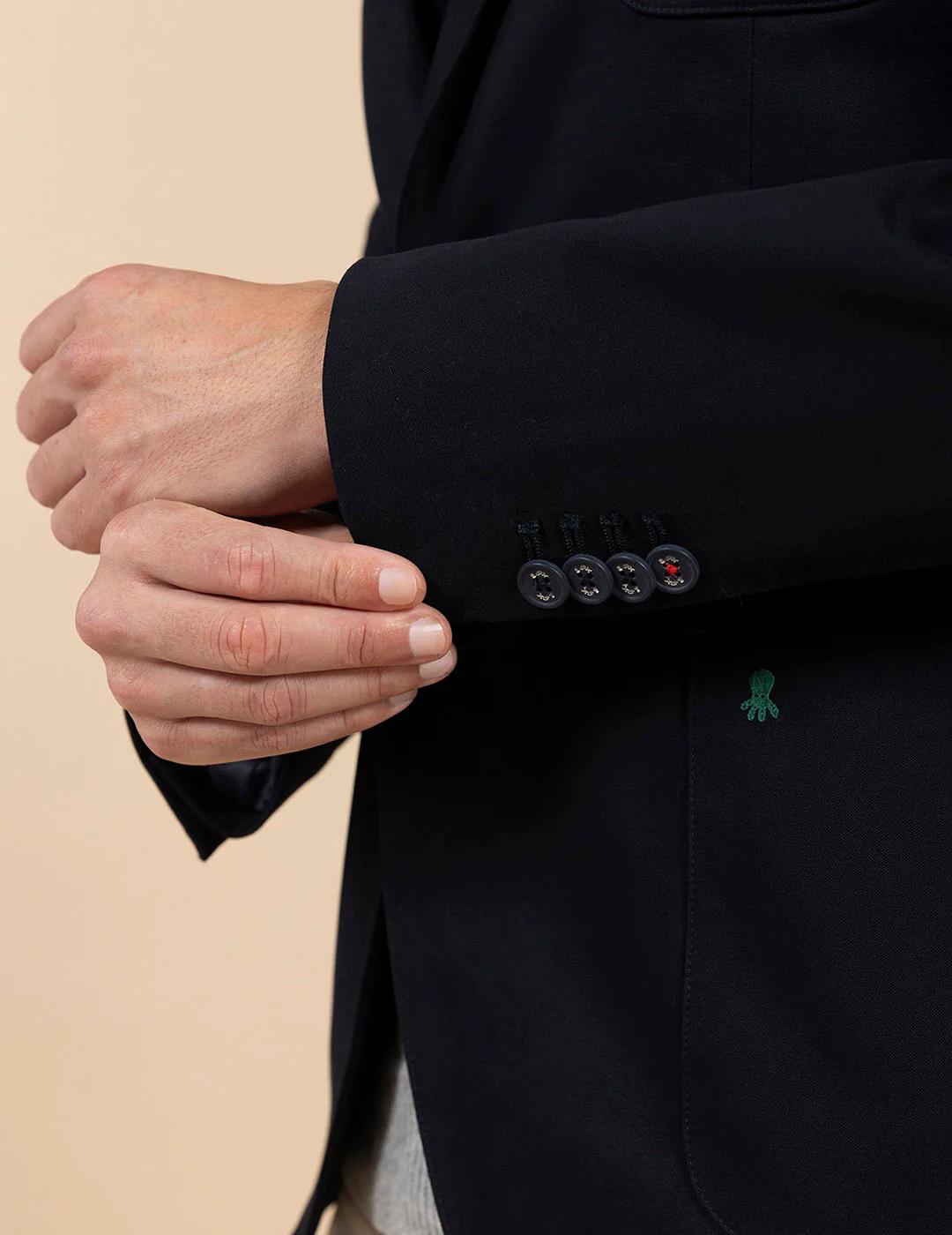 AMERICANA CON PECHERA DESMONTABLE AZUL MARINO - Imagen 7