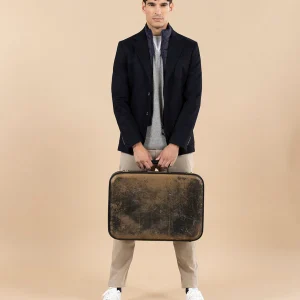 AMERICANA CON PECHERA DESMONTABLE AZUL MARINO