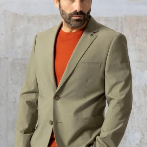 Americana traje comfort verde medio