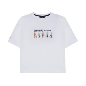 CAMISETA NIÑO ESTAMPADO PEOPLE ROUTINE BLANCO PURO
