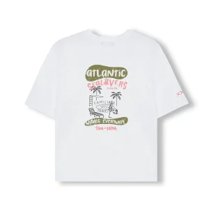 CAMISETA NIÑO ESTAMPADO FAMILIAR TRAVEL BLANCO PURO