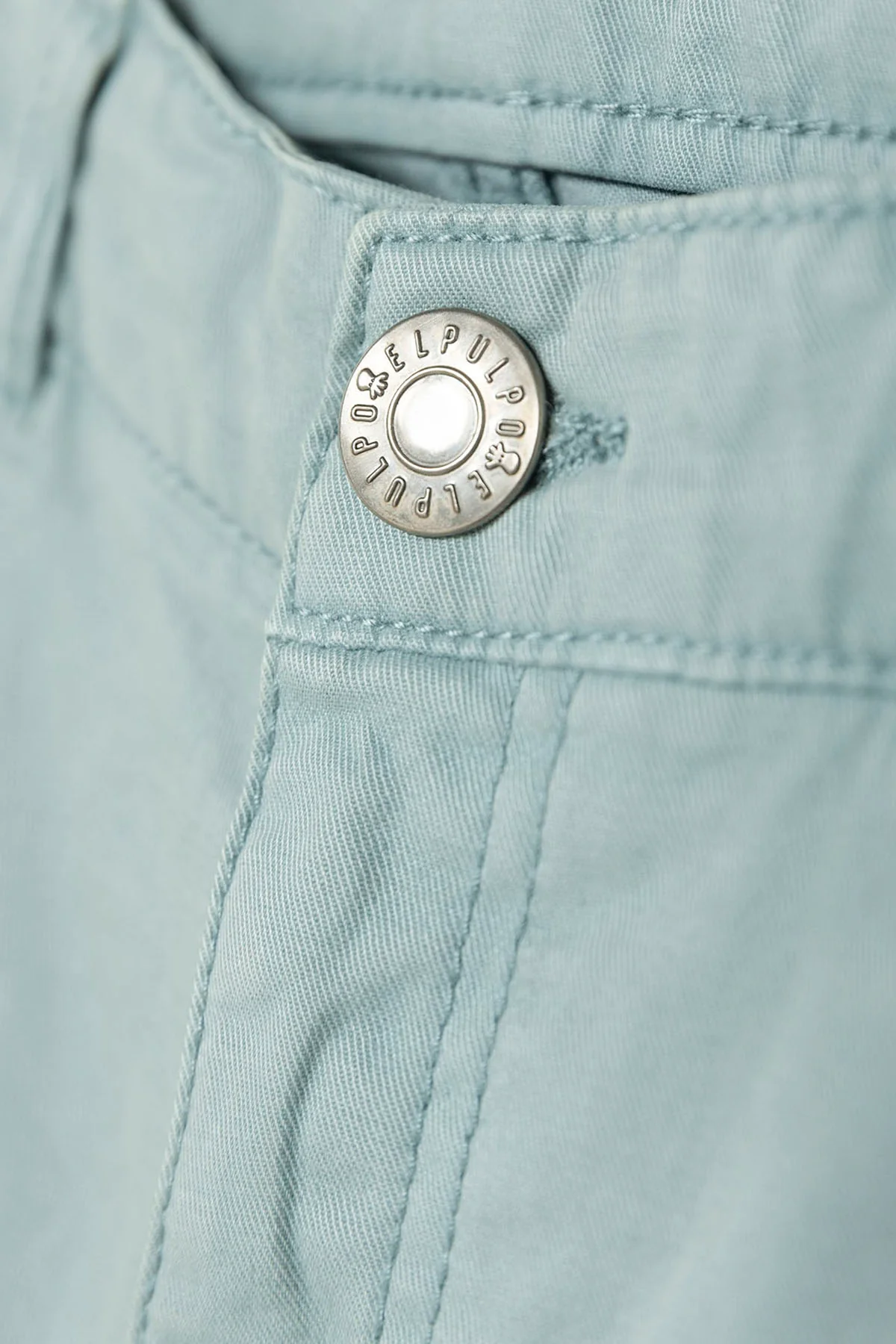 PANTALON NIÑO 5 BOLSILLOS COLOR VERDE SALVIA - Imagen 5