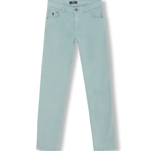 PANTALON NIÑO 5 BOLSILLOS COLOR VERDE SALVIA