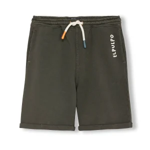 BERMUDA FELPA NIÑO VUELTA ANTRACITA