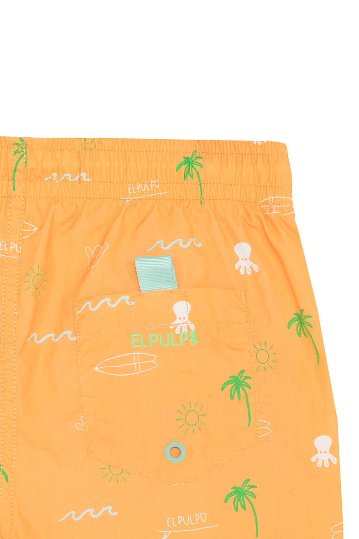 BAÑADOR NIÑO ESTAMPADO OCEAN ESSENTIALS MELOCOTÓN - Imagen 6