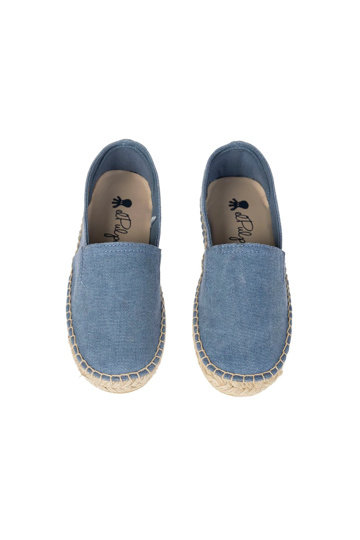 ALPARGATA NIÑO LAVADA CON ELÁSTICO EP MIÑO ÍNDIGO - Imagen 4