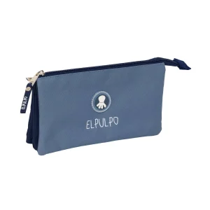 PORTATODO TRIPLE EL PULPO "AZUL"