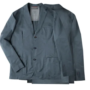 AMERICANA TECNICA BOLSILLOS PARCHE AZUL MEDIO DELAVÉ