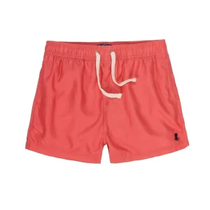 BAÑADOR NIÑO BASIC LOGO CORAL