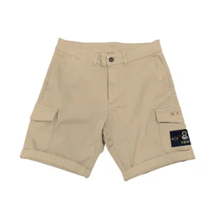 BERMUDA NIÑO CARGO KM 300 BEIGE