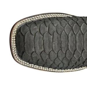 Bota Vaquera Bulldog Piton Negro