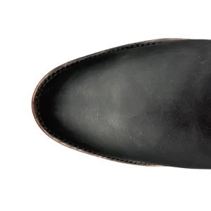 Botin Charro Negro Crazy Oval