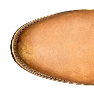 Botin Charro Cafe Crazy Oval