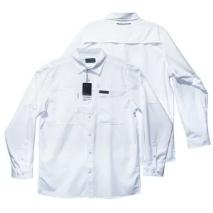 Camisa Vaquera Blanca Outdoor