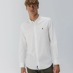 Camisa casual oxford continuidad blanco puro