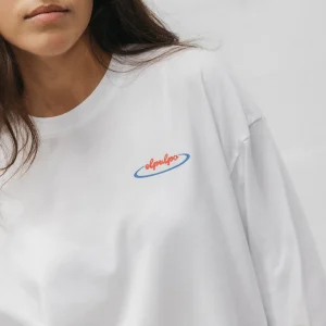 CAMISETA MANGA LARGA UNISEX NORTH POLE BLANCO PURO