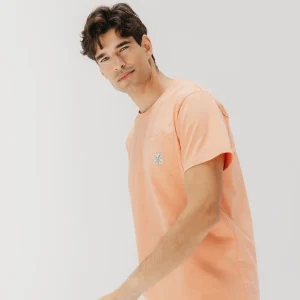 CAMISETA BOLSILLO PALAS MELOCOTÓN