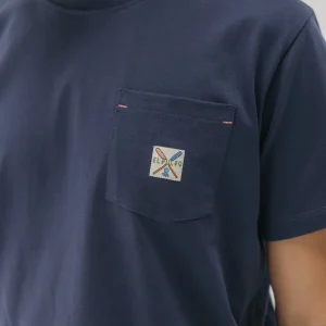 CAMISETA BOLSILLO PALAS AZUL MARINO DELAVÉ