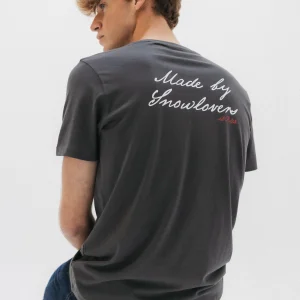 CAMISETA MADE BY SNOWLOVERS ANTRACITA