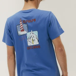 CAMISETA FARO POLAR AZUL ELÉCTRICO