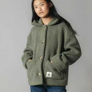 ABRIGO TEEN BORREGUILLO VERDE MILITAR