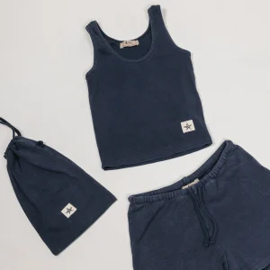 PIJAMA TEEN CANALÉ AZUL MARINO