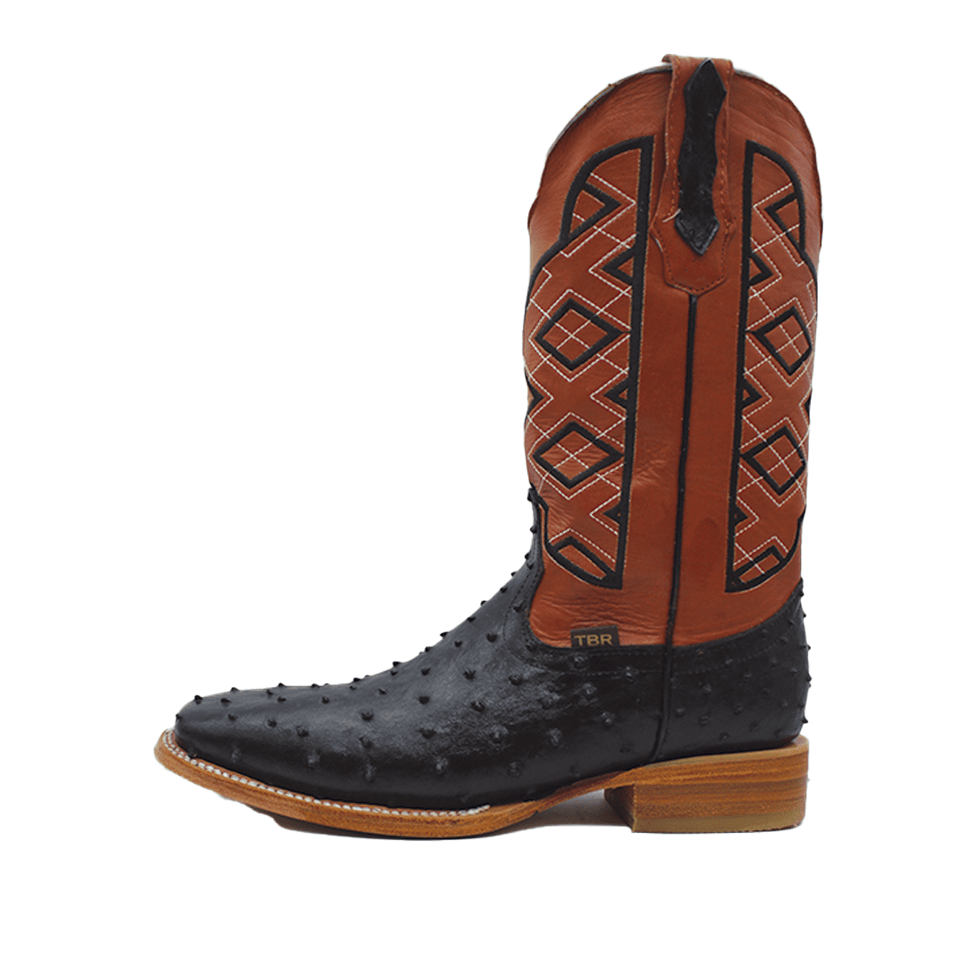 Bota Vaquera Avestruz Talla 28 - Imagen 3