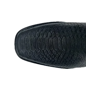 Bota Vaquera Piton Negro Cierre