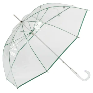 Paraguas Ezpeleta 10764 Transparente Antiviento - Mango Cachaba Cristal