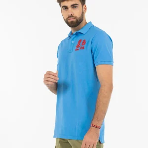 POLO PULPO & CO 2.0 AZUL MEDIO DELAVÉ